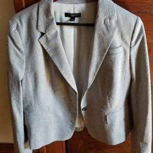 Ann Taylor Seasucker Blazer